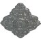 Ekena Millwork Ashford Ceiling Medallion, Hand-Painted Platinum, 42 3/4"W x 28 7/8"H x 1"P CM42X28ASPLS - alternate 3